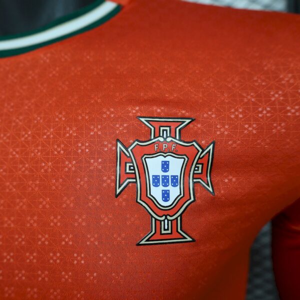 Men's Portugal 2025/26  Home Long Sleeves Jersey Player Version - Image 4