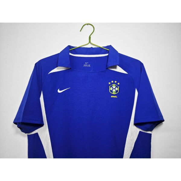 Retro Brazil 2002 Away Jersey - Image 9