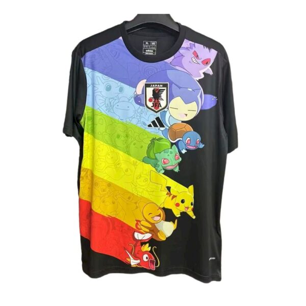 Men's Japan 2024/25 Pokemon Journeys Black Jersey