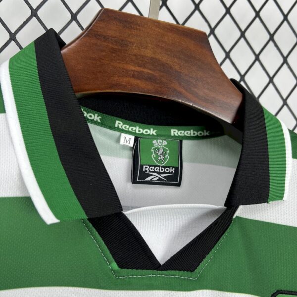 Retro Sporting CP 1999/00 Home Jersey - Image 7