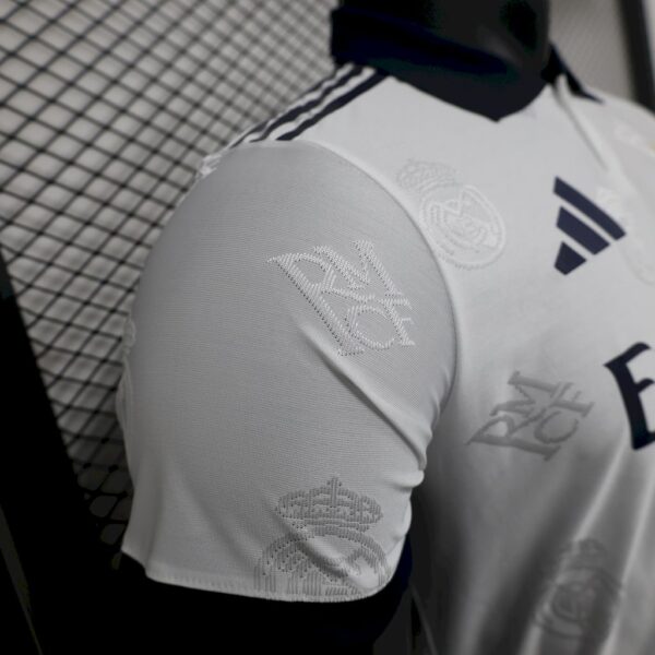 Men's Real Madrid  2025/26 White special edition Jersey Player Version - Image 6