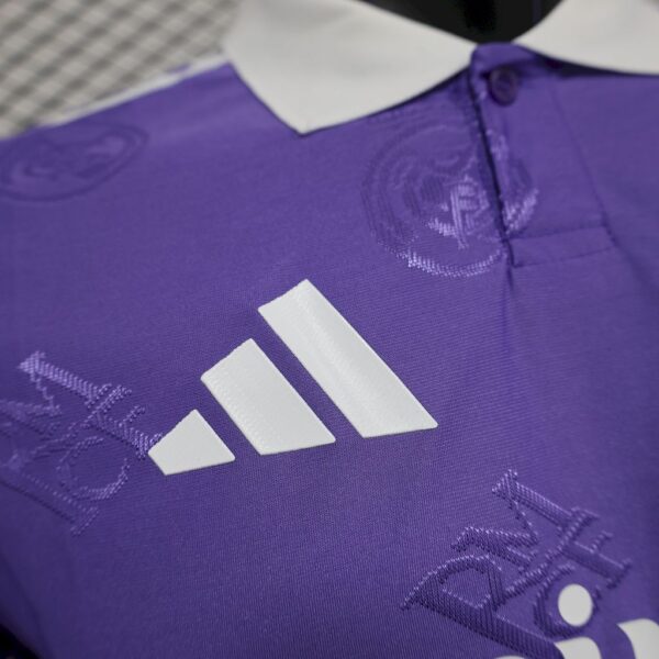 Men's Real Madrid  2025/26 Light purple special edition Jersey Player Version - Image 5