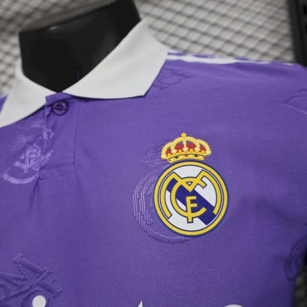 Men's Real Madrid  2025/26 Light purple special edition Jersey Player Version - Image 3