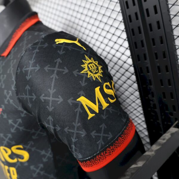 Men's AC Milan 2025/26 Co-Branded Black Edition Jersey Player Version - Image 6