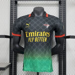 Men's AC Milan 2025/26 Co-Branded Black Edition Jersey Player Version