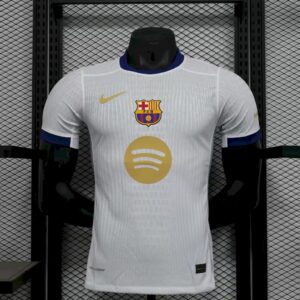 Men's Barcelona 2024/25 White exposure version Jersey Player Version