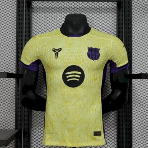 Men's Barcelona 2025/26 Away Mamba Series Kobe Bryant Joint Edition Jersey Player Version