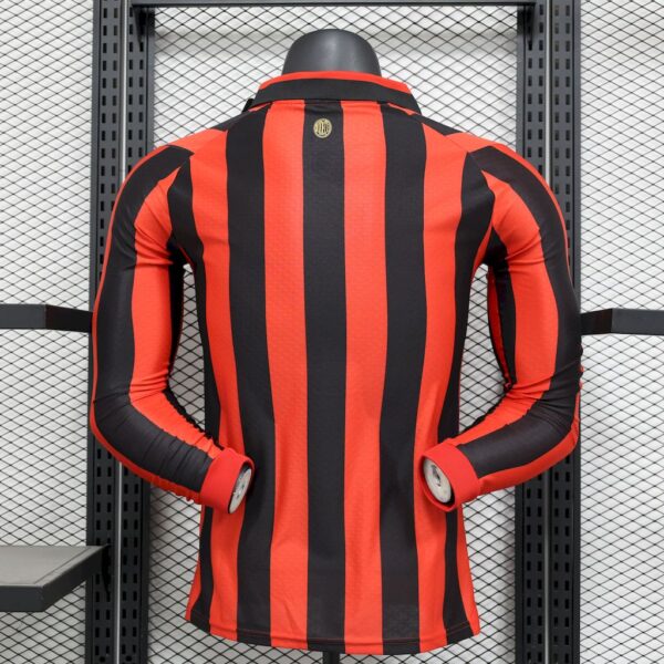 Men's AC Milan 2024/25 125th Anniversary Edition Retro Long Sleeves Jersey Player Version - Image 2