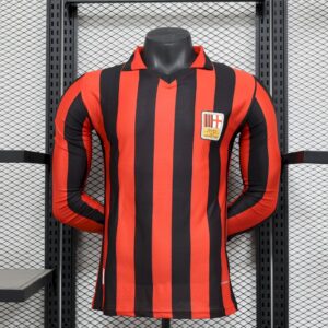 Men's AC Milan 2024/25 125th Anniversary Edition Retro Long Sleeves Jersey Player Version