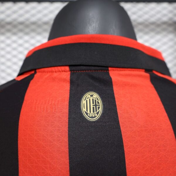 Men's AC Milan 2024/25 125th Anniversary Edition Retro Long Sleeves Jersey Player Version - Image 3