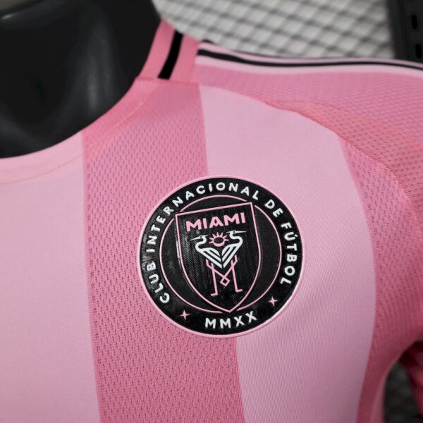 Men's Inter Miami 2025/26 Home Jersey Player Version - Image 3