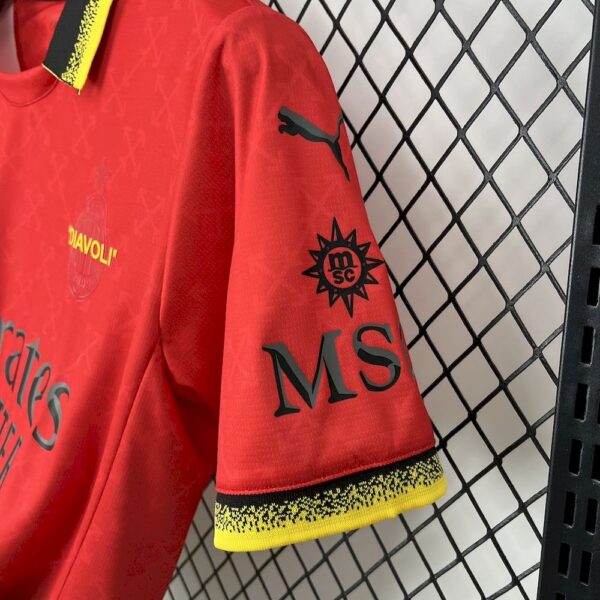 Men's AC Milan 2025/26 Co-Branded Red Edition Jersey - Image 3