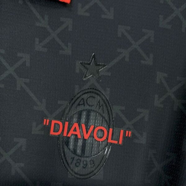 Men's AC Milan 2025/26 Co-Branded Black Edition Jersey - Image 6