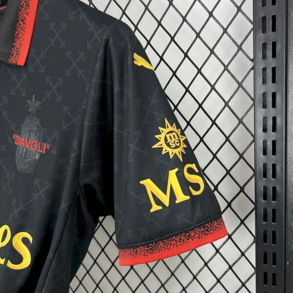 Men's AC Milan 2025/26 Co-Branded Black Edition Jersey - Image 3