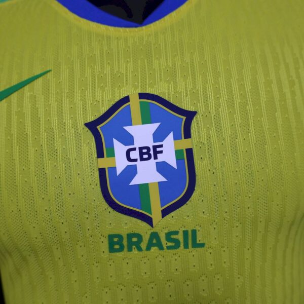 Men's Brazil 2025/26 Home Jersey Player Version - Image 4