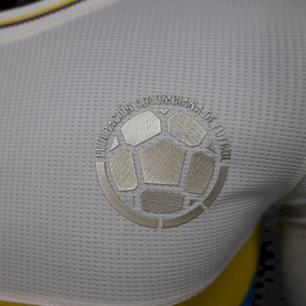 Men's Colombia 2024/25 100th Anniversary Long Sleeves Jersey Player Version - Image 4