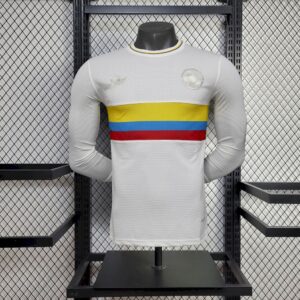Men's Colombia 2024/25 100th Anniversary Long Sleeves Jersey Player Version