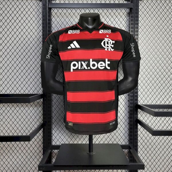 Men's Flamengo 2025/26 Home Jersey Player Version - Image 2