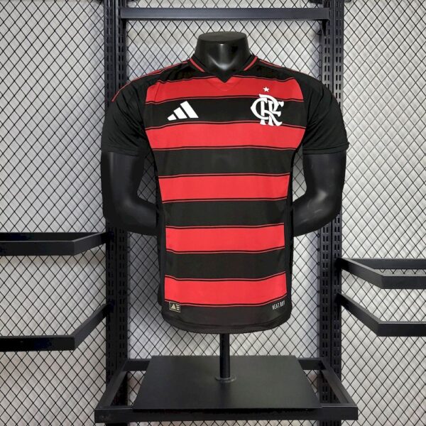 Men's Flamengo 2025/26 Home Jersey Player Version