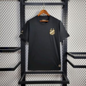 Men's Santos 2025/26 Pele 1.000 GOLS Black Jersey
