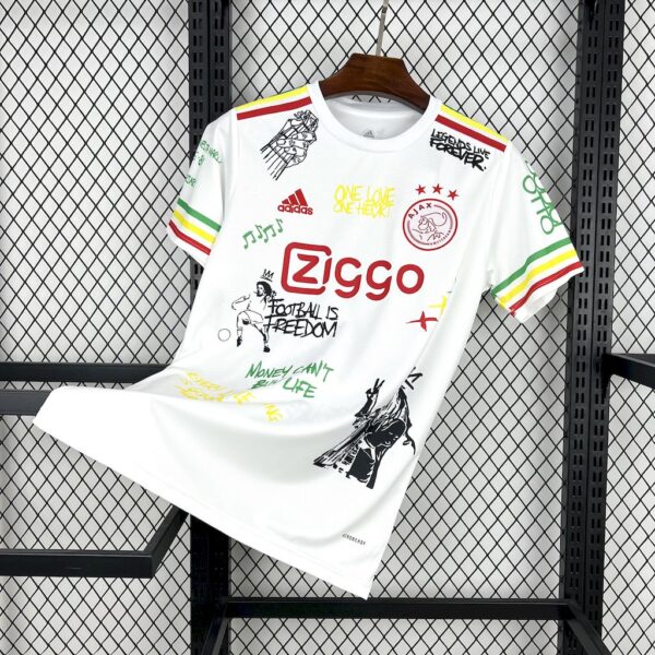 Men's Ajax 2025/26 Amsterdam Bob Marley 40th Jersey