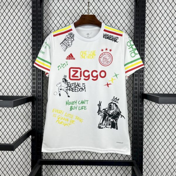 Men's Ajax 2025/26 Amsterdam Bob Marley 40th Jersey - Image 4
