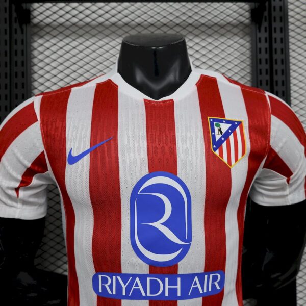 Men's Atletico Madrid 2025/26 Home Jersey Player Version - Image 5