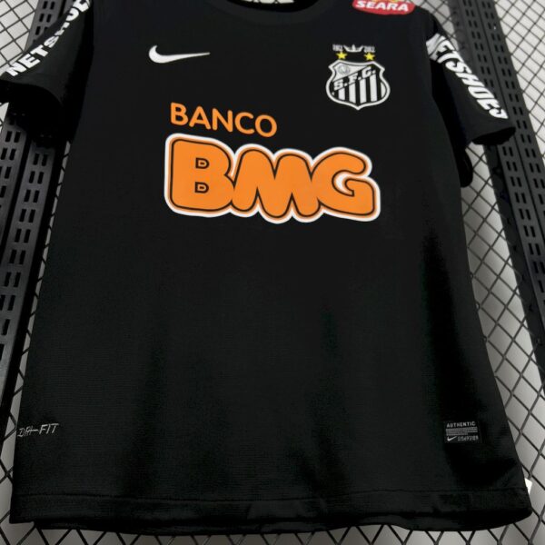 Retro Santos 2011/12 Black Jersey - Image 3