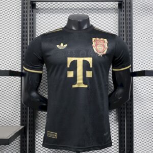 Men's Bayern Munich 2024/25 125 Anniversary Black Jersey Player Version