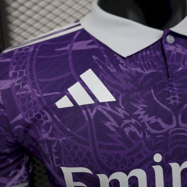 Men's Real Madrid 2025/26 Purple special edition Jersey Player Version - Image 4