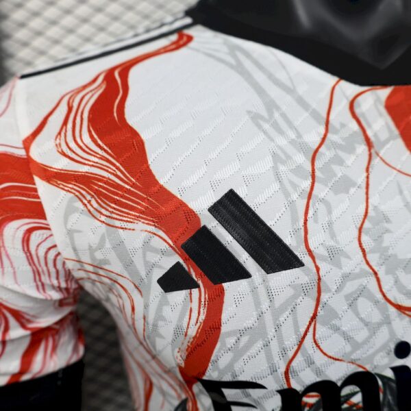Men's Real Madrid 2025/26 White Black Dragon special edition Jersey Player Version - Image 6