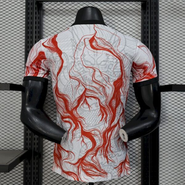 Men's Real Madrid 2025/26 White Black Dragon special edition Jersey Player Version - Image 2
