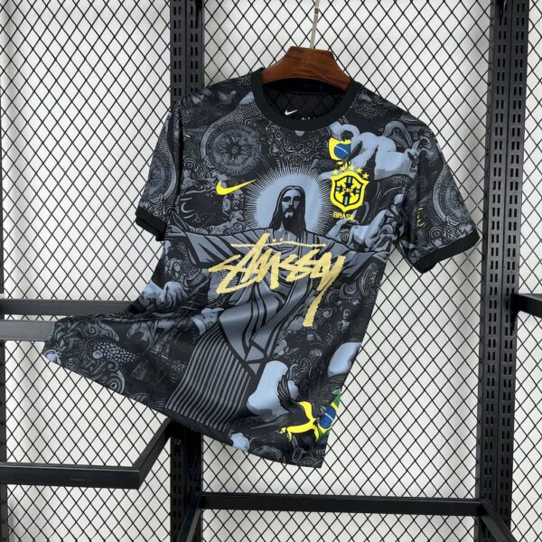 Men's Brazil 2024/25 X STUSSY Jersey
