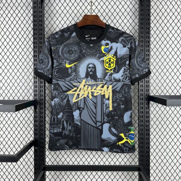 Men's Brazil 2024/25 X STUSSY Jersey - Image 3