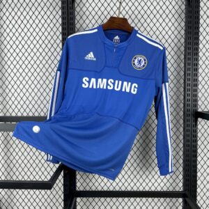 Retro Chelsea 2009/10 Home Retro Long Sleeves Jersey
