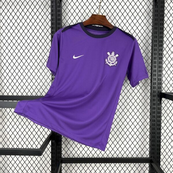 Men's Corinthians 2025/26 Purple pre-match training Jersey