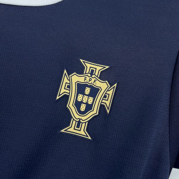 Men's Portugal 2025/26 Royal Blue Training Jersey - Image 6
