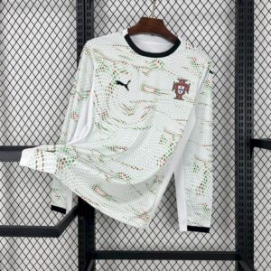 Men's Portugal 2025/26 Away Long Sleeves Jersey