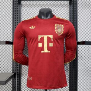 Men's Bayern Munich 2024/25 125 Anniversary Long Sleeves Jersey Player Version