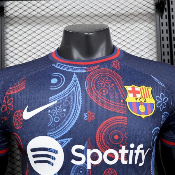 Men's Barcelona 2024/25 Double-color Special Edition Jersey Player Version - Image 5