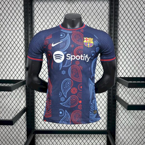 Men's Barcelona 2024/25 Double-color Special Edition Jersey Player Version