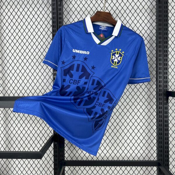 Retro Brazil 1994 World Cup Away Jersey