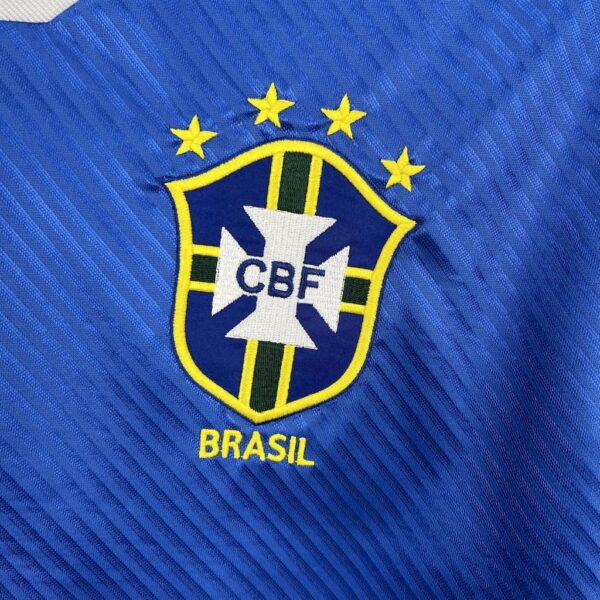 Retro Brazil 1994 World Cup Away Jersey - Image 6