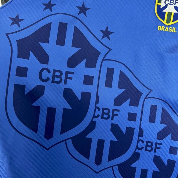 Retro Brazil 1994 World Cup Away Jersey - Image 4