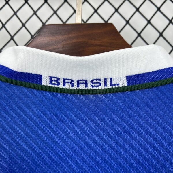Retro Brazil 1994 World Cup Away Jersey - Image 3