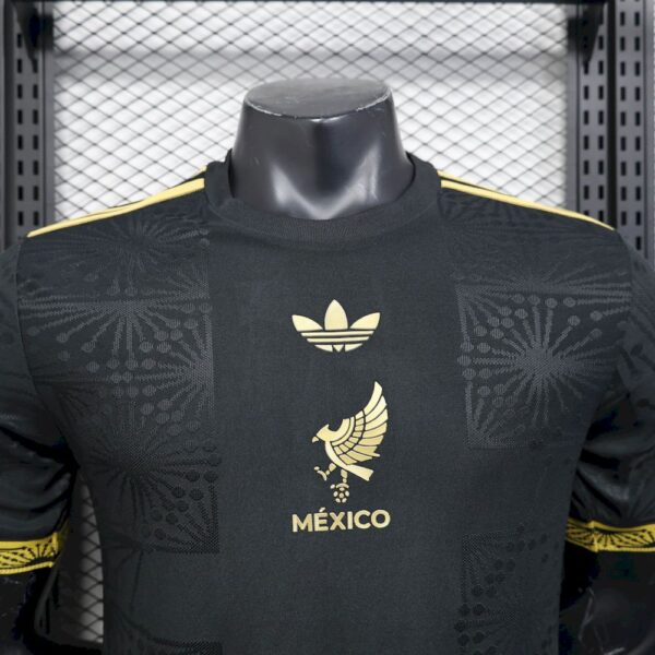 Men's Mexico 2025/26 Gold- Black Jersey Player Version - Image 3