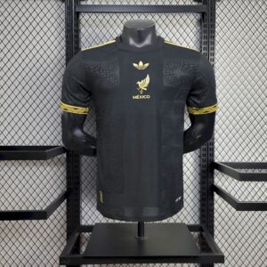 Men's Mexico 2025/26 Gold- Black Jersey Player Version