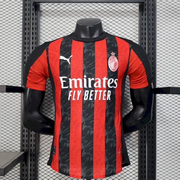 Men's AC Milan 2025/26 Home Jersey Player Version