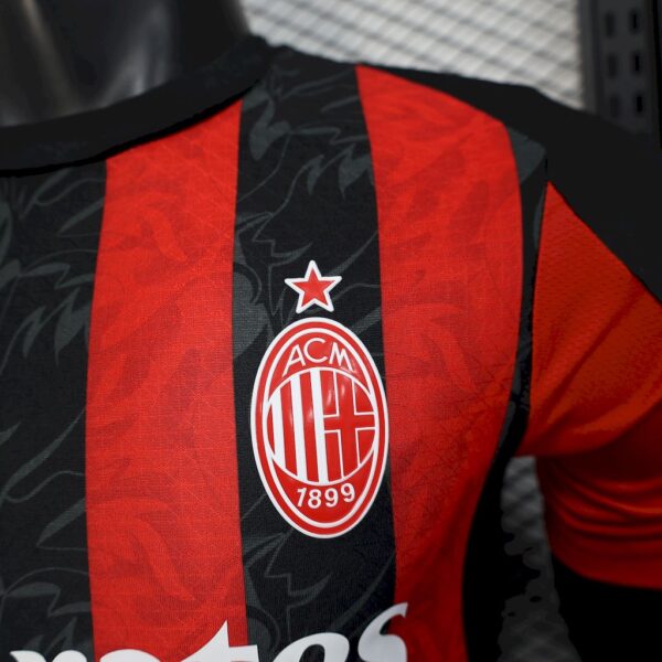 Men's AC Milan 2025/26 Home Jersey Player Version - Image 3