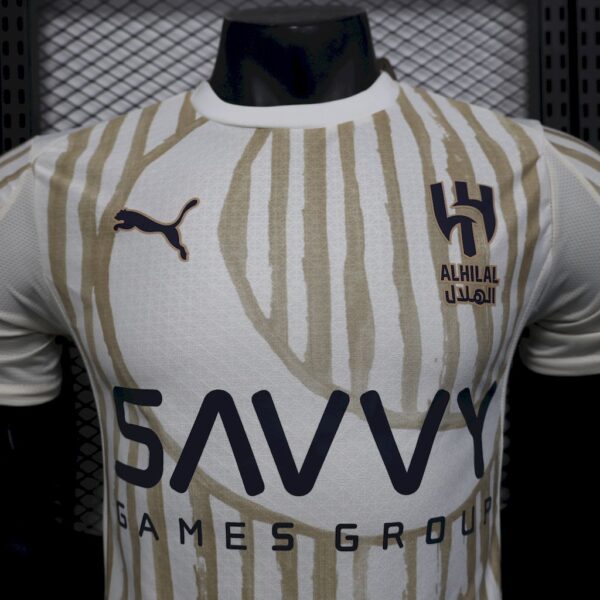 Men's Al Hilal SC 2025/26 Away Jersey Player Version - Image 4